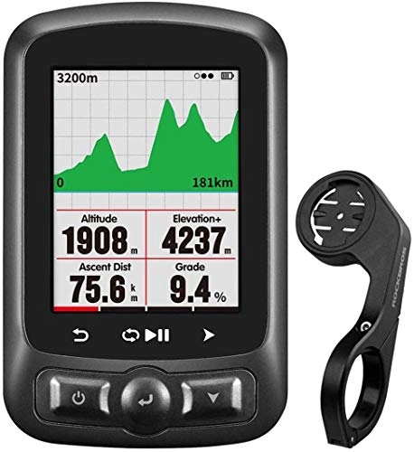 Cycling Computer : LFDHSF Bike Computer 2.2" Color Screen GPS ANT+ Function Igs618 Cycle Computer With Road Map Navigation Waterproof IPX7 Support Heart Rate Monitor Speed