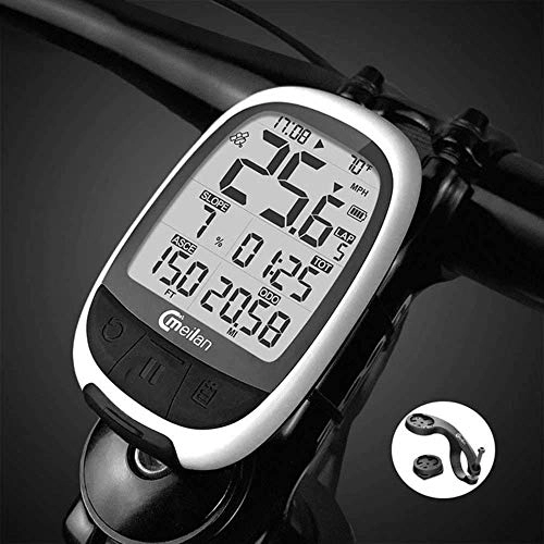 Cycling Computer : LFDHSF GPS Bike Computer Wireless Bicycle Computer Bluetooth ANT+ Waterproof Speedometer for Outdoor Cycling Fitness