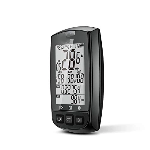 Cycling Computer : LINGJIA Bicycle Speedometer Ant+ Gps Bluetooth Bicycle Wireless Stopwatch Speedometer Cycling Bike Computer Support Waterproof