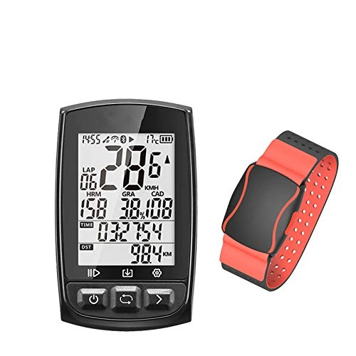 Cycling Computer : LINGJIA Bicycle Speedometer Bike Computer Gpsenabled Bicycle Computer Navigation Speedometer Ipx7 200 Hours Data Storage