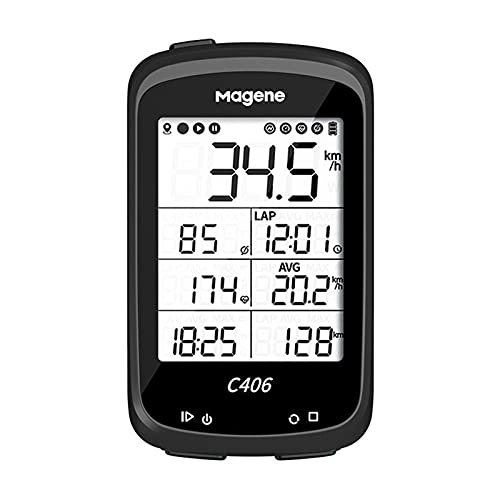 Cycling Computer : Lixada Cycling Computer Wireless GPS 4 Satellite System ANT+ 2.5 Inch Cycling Speedometer BT4.0 Waterproof Bicycle Speedometer