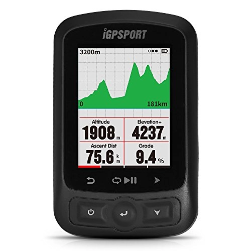 Cycling Computer : Lixada GPS Cycling Computer IGS618 ANT+ Function with Road Map Navigation Cycling GPS Computer Odometer with Mount