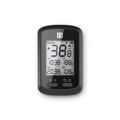 Cycling Computer : lopituwe Bike Computer Clear Visions Wireless Speedometer Waterproof Cycling Positioning Speed Code Table with APP with Barometer