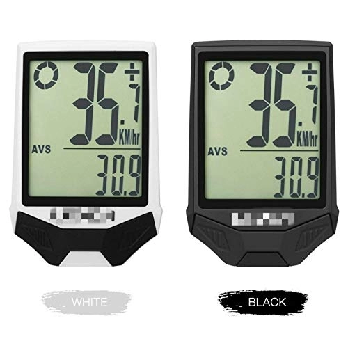Cycling Computer : Lshbwsoif Cycle Computers Wireless Bike Computer Mountain Bike Speedometer Odometer Waterproof Bicycle Odometer Speedometer (Size:7.5 * 5 * 1.5cm; Color:White)