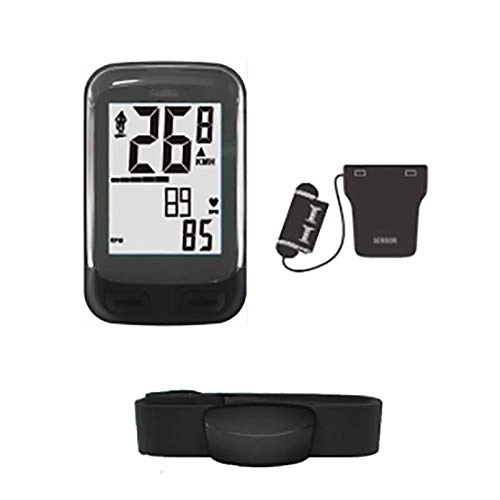 Cycling Computer : Lzcaure Bicycle Computer 25 Functions Wireless Waterproof High-class 2.4G With Cadence HRT Bike Computer Cycling Accessories Outdoor Exercise Tool