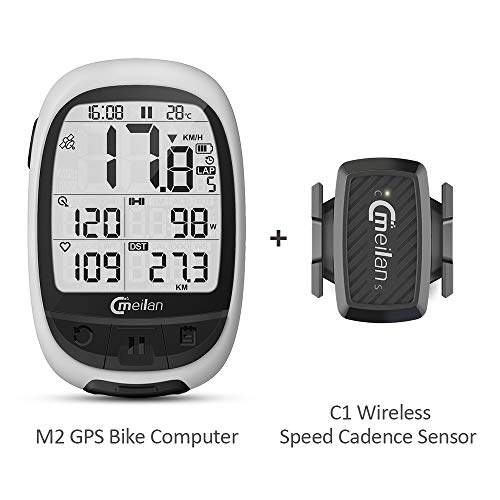 Cycling Computer : MeiLan GPS Core Wireless Bike Computer M2 + C1 Speed Cadence Sensor