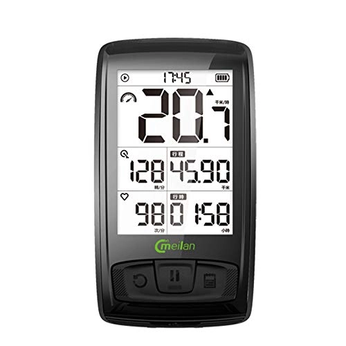 Cycling Computer : MHOLR Bicycle Computer, M4 Wireless Bicycle Computer, Bicycle Speedometer with Speed And Cadence Sensor, Can Be Connected To Bluetooth ANT