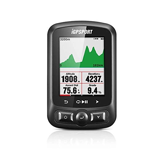 Cycling Computer : MLSice iGPSPORT IGS618 GPS Bike Computer, Bicycle GPS Cycling Computer ANT+ Function with Road Map Navigation 2.2 Inch Anti-Glare LED Color Screen for Performance and Racing