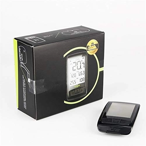 Cycling Computer : N / B Bluetooth wireless bicycle computer, dustproof and waterproof, large backlit display, speedometer and odometer, suitable for outdoor fitness cyclists