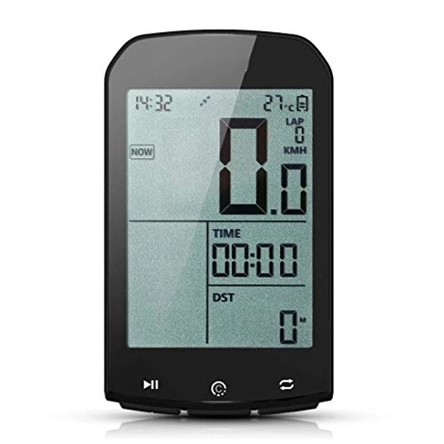 Cycling Computer : NEHARO Bicycle Speedometer Smart GPS Cycling Computer Bike Wireless Computer Digital Speedometer Backlight IPX6 Accurate Bike Computer (Color : Black, Size : One size)