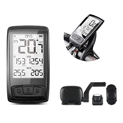 Cycling Computer : OTENGD Multi Function Bluetooth Wireless Bike Cycling Computer, Water Resistant Bicycle Speedometer Odometer with Extra Large Display, Backlight Waterproof Odometer