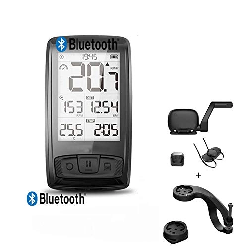 Cycling Computer : PKMA Bluetooth 4.0 Smart Bicycle Computer-Adjusted Three Brightness Levels, Bt4.0 / Ant+Dual Mode Technology, 2.5 Inch Big Display, Ipx5 Waterproof Design