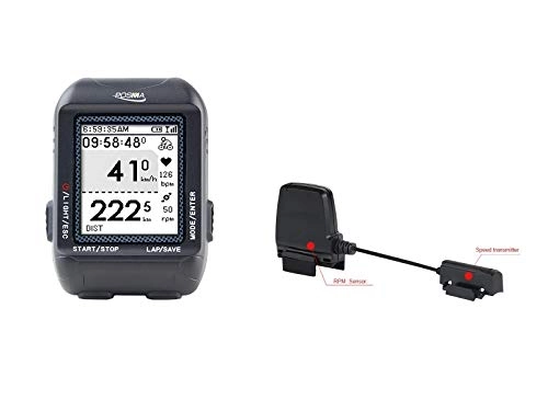 Cycling Computer : POSMA D3 GPS Cycling Bike Computer Speedometer Odometer, BCB30 Bluetooth ANT+ Dual Mode Speed Cadence Sensor Value Kit