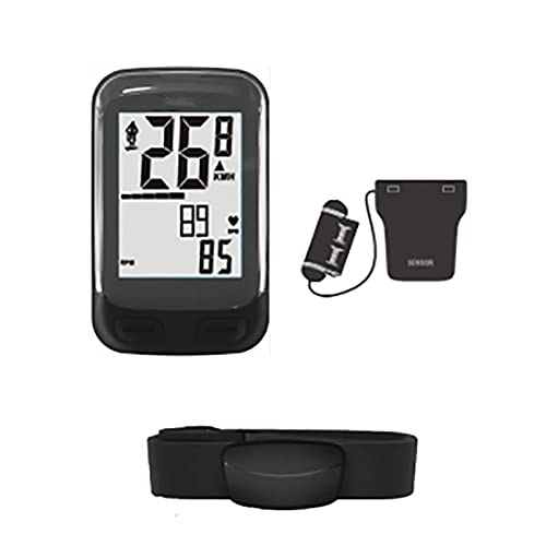 Cycling Computer : PQXOER Bicycle Computer 25 Functions Wireless Waterproof High-class 2.4G With Cadence HRT Bike Computer For Bike Speedometer Odometer Cycling Tracker Waterproof
