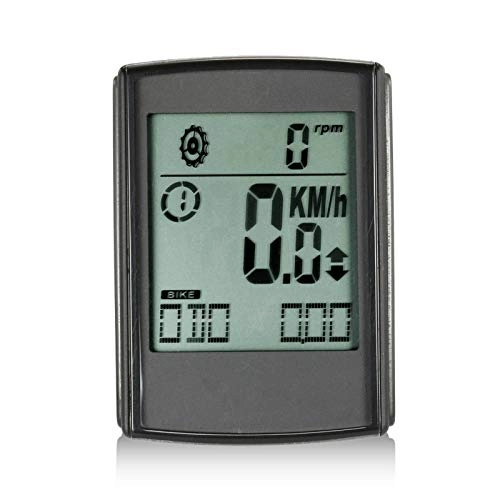 Cycling Computer : PQXOER Bicycle Computer 3-in-1 Wireless LCD Bicycle Cycling Computer For Bike Speedometer Odometer Cycling Tracker Waterproof (Size:6.6 * 4.7 * 2cm; Color:Silver)