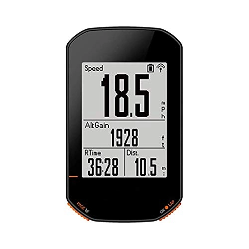 Cycling Computer : PQXOER Bicycle Computer Bicycle Computer Auto Backlight Wireless GNSS / ANT+ Bluetooth Waterproof Cycling Speedometer For Bike Speedometer Odometer Cycling Tracker Waterproof
