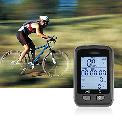 Cycling Computer : PQXOER Bicycle Computer Rechargeable Bicycle GPS Computer For Bike Speedometer Odometer Cycling Tracker Waterproof