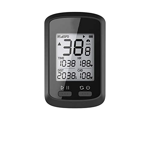 Cycling Computer : PUFAN Bike Computer, Wireless Smart Road Bike Monitor, 1.8-inch High-definition LCD Screen, Bluetooth 5.0 Version, Built-in APP Supports Synchronous Sharing, Can Work Continuously for 25H