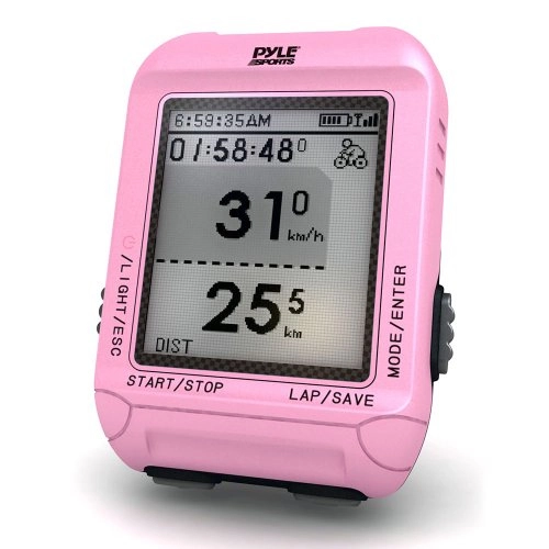Cycling Computer : Pyle-Sport Women's PSBCG90PN Cycling Cadence Monitor - Pink