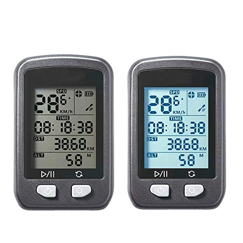 Cycling Computer : QIANMA Bicycle speed meter 1 Pc Gps Computer Waterproof Ipx6 Wireless Speedometer Bicycle Digital Stopwatch Cycling Speedometer Bike Sports Computer
