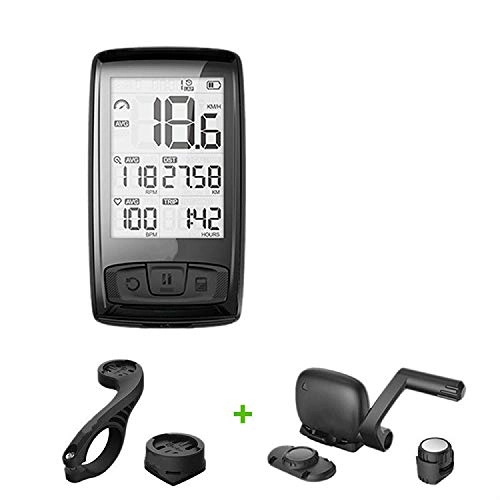 Cycling Computer : QIANMA Bicycle speed meter Wireless Bicycle Computer Road Cycling Bike Speedometer Speed Cadence Sensor Mtb Bluetooth Ant+ Heart Rate Monitor