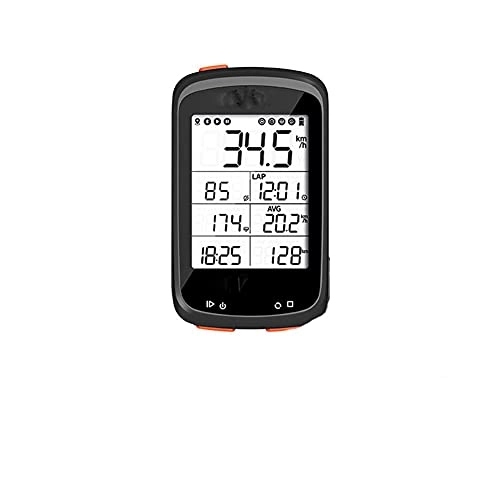 Cycling Computer : QPALZMGK Bicycle Computer Wireless Bicycle Speedometer Odometer GPS Bicycle Calculation Tracker IPX6 Waterproof Suitable for Road Bicycles Mountain Bicycles Etc, Black