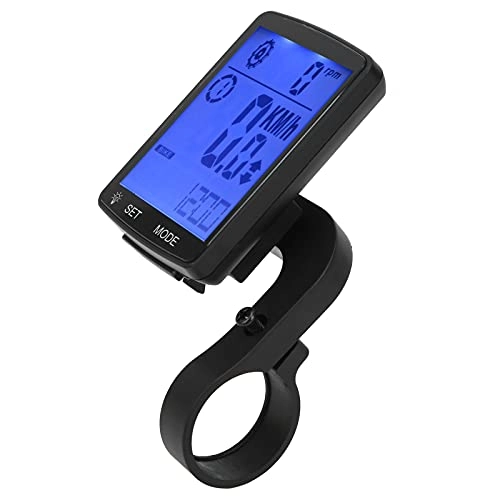 Cycling Computer : Qqmora Bicycle Computer Bicycle Speedometer Smart Sensor Support Multifunctional Waterproof for Outdoor Men Women Teens Bikers for MTB Road Cycling(205-YA100 blue)
