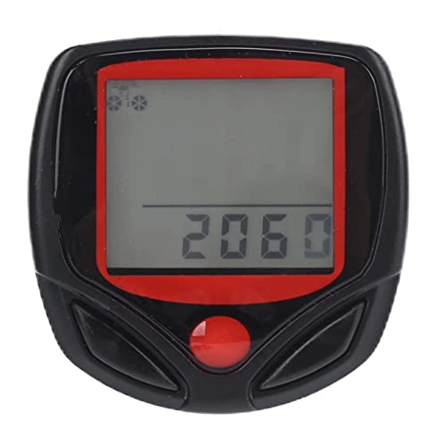 Cycling Computer : RiToEasysports Bike Computer, 15-Function Bicycle Speedometer Odometer Waterproof Bike Computer with LCD Display Fits All Most Bikes
