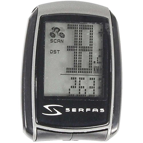 Cycling Computer : Serfas SI-40 22 Function Wireless Bike Computer One Size
