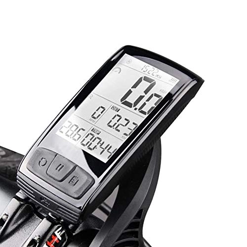Cycling Computer : SHENGY 2.5'' Cycling Computer, BT Wireless Mountain Road Bike Speedometer and Odometer, Accurate Speed Tracking, IPX5 Waterproof Backlight, with Bracket