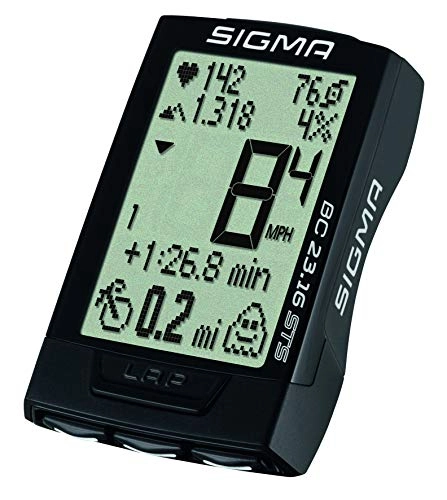 Cycling Computer : Sigma BC 23.16 STS Triple Wireless Cycling Computer