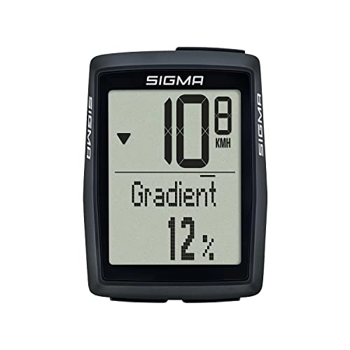 Cycling Computer : SIGMA SPORT BC 14.0 WR | Wired Bicycle Computer with Numerous Functions | Bike Computer for Mountain Tours | Easy to Use with Large Buttons and Clear Presentation