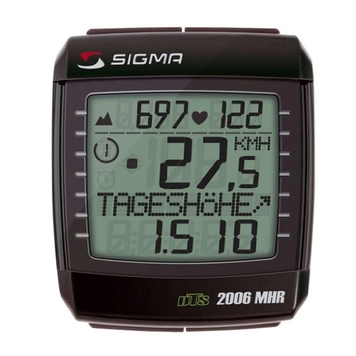 Cycling Computer : Sigma Sport BC 2006 MHR DTS Bicycle Computer with Altitude and HR Functions