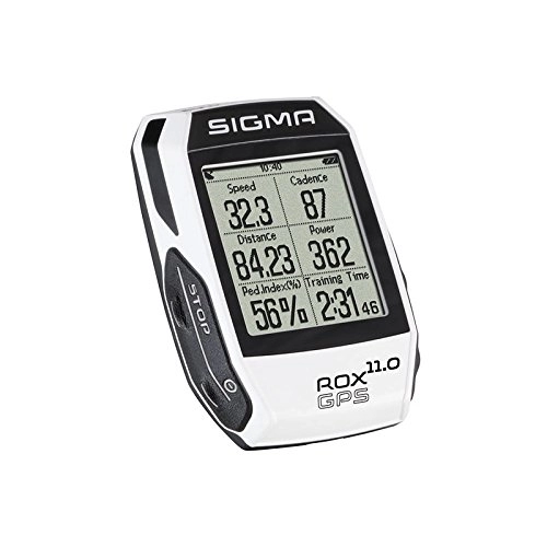 Cycling Computer : Sigma Sport Rox 11.0 Cyclo Computer Set - White, One Size