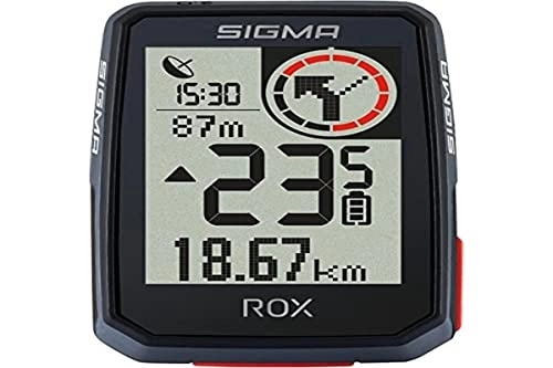Cycling Computer : Sigma Sport ROX 2.0 GPS Cycle Computer (Black) Top-Mount Set