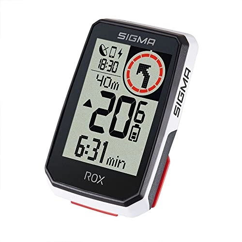 Cycling Computer : Sigma Sport ROX 2.0 - GPS Cycle Computer (White)