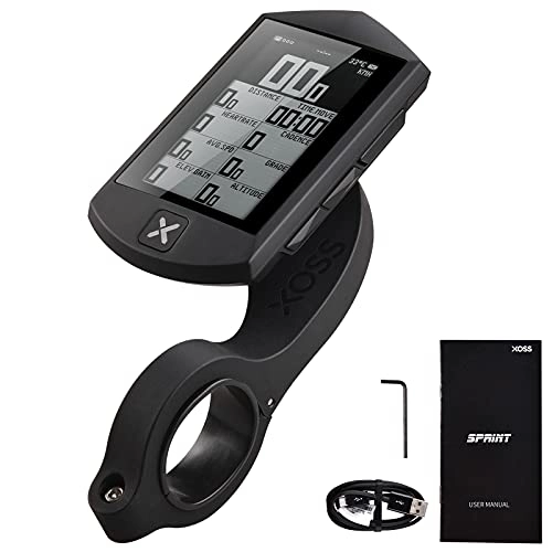 Cycling Computer : skrskr Wireless Wireless Bike Computer IPX6 Accurate Cycling Computer GPS Bicycle Computer Support BT 4.0 and ANT+ Dual Transmission