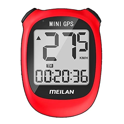 Cycling Computer : SM SunniMix GPS Cycling Computer Bike Speedometer Odometer Cycling Waterproof Road Bike MTB Bicycle Computer Data to Be Seen Clearly in the Dark and Day Time, Red