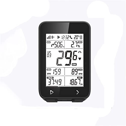 Cycling Computer : SUNGW Speedometer for Bike GPS Bike Computer with Mapping, Wireless Cycling Speedometer Odometer LCD Display and Tracker-30 Hours Battery Life IPX6 ANT+ ，Performance GPS Cycling Wahoo Bike Computer