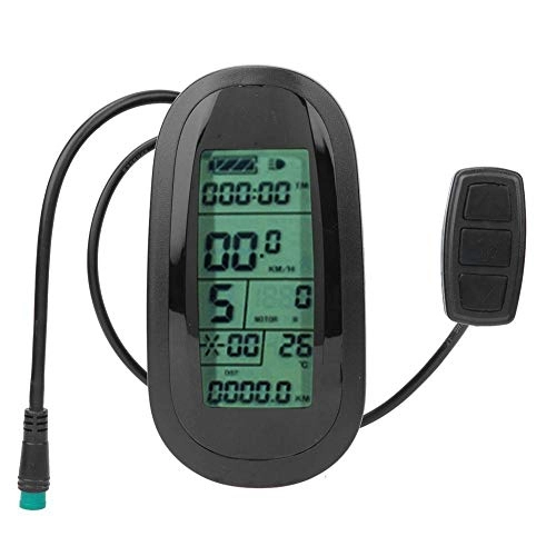 Cycling Computer : V GEBY Multifunction Odometer Electric Bicycle Modification KT-LCD6 Display Waterproof Meter