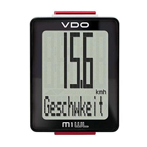 Cycling Computer : Vdo M1 Wireless Cycle Componentuter - Black