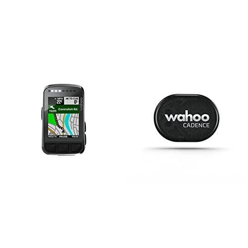 Cycling Computer : Wahoo ELEMNT BOLT GPS Cycling / Bike Computer & RPM Cadence Sensor for iPhone, Android and Bike Computers