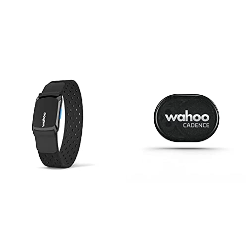 Cycling Computer : Wahoo TICKR FIT Heart Rate Monitor Armband, Bluetooth / ANT+ & RPM Cadence Sensor for iPhone, Android and Bike Computers