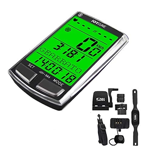 Cycling Computer : Waterproof Cycling Computer Monitor Cadence Sensor Wireless Bicycle Speedometer Bluetooth Bike Odometer