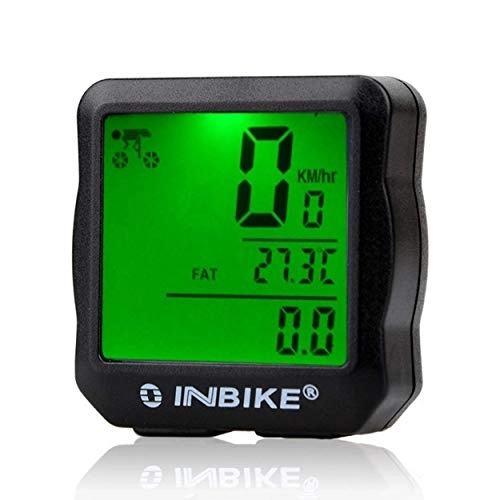 Cycling Computer : Wired Bicycle Odometer Waterproof Backlight LCD Digital Cycling Bike Computer Speedometer Suit for Most Bikes