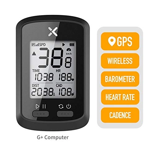 Cycling Computer : WSGYX Bike Computer Wireless Cycling Speedometer Road Bike MTB Waterproof Bluetooth ANT+Bicycle Computer Computer (Color : G Plus Computer)