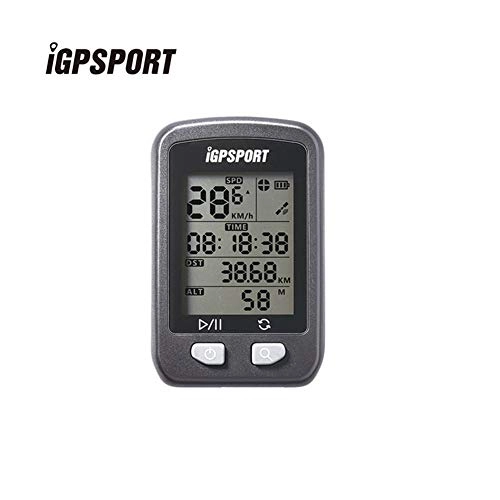 Cycling Computer : WSGYX Computer Waterproof IPX6 Wireless Speedometer Bicycle Digital Stopwatch Cycling Speedometer Bike Sports Computer (Color : IGS20)