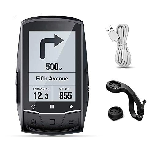 Cycling Computer : Wxxdlooa Odometer Bike Gps Bicycle Computer Gps Navigation Ble4.0 Speedometer Connect With Cadence / hr Monitor / power Meter (not Include)