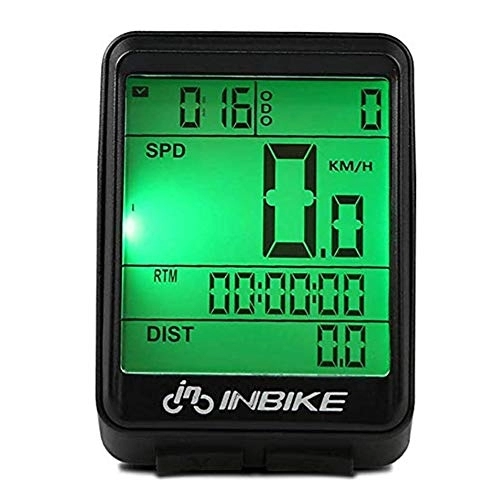 Cycling Computer : XIEXJ Bicycle Computer Wireless Speedometer, Waterproof Bike Odometer Speedometer with LCD Backlight