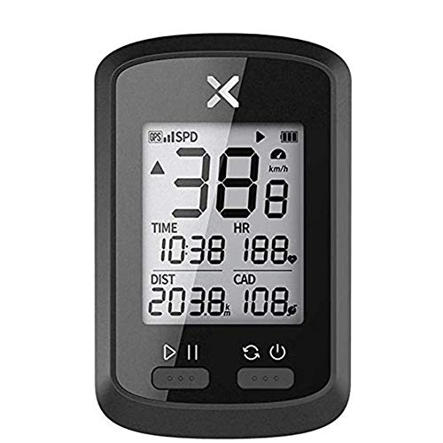 Cycling Computer : XIEXJ Bike Computer, Bicycle Speedometer Odometer, with LCD Display And High Sensitive GPS